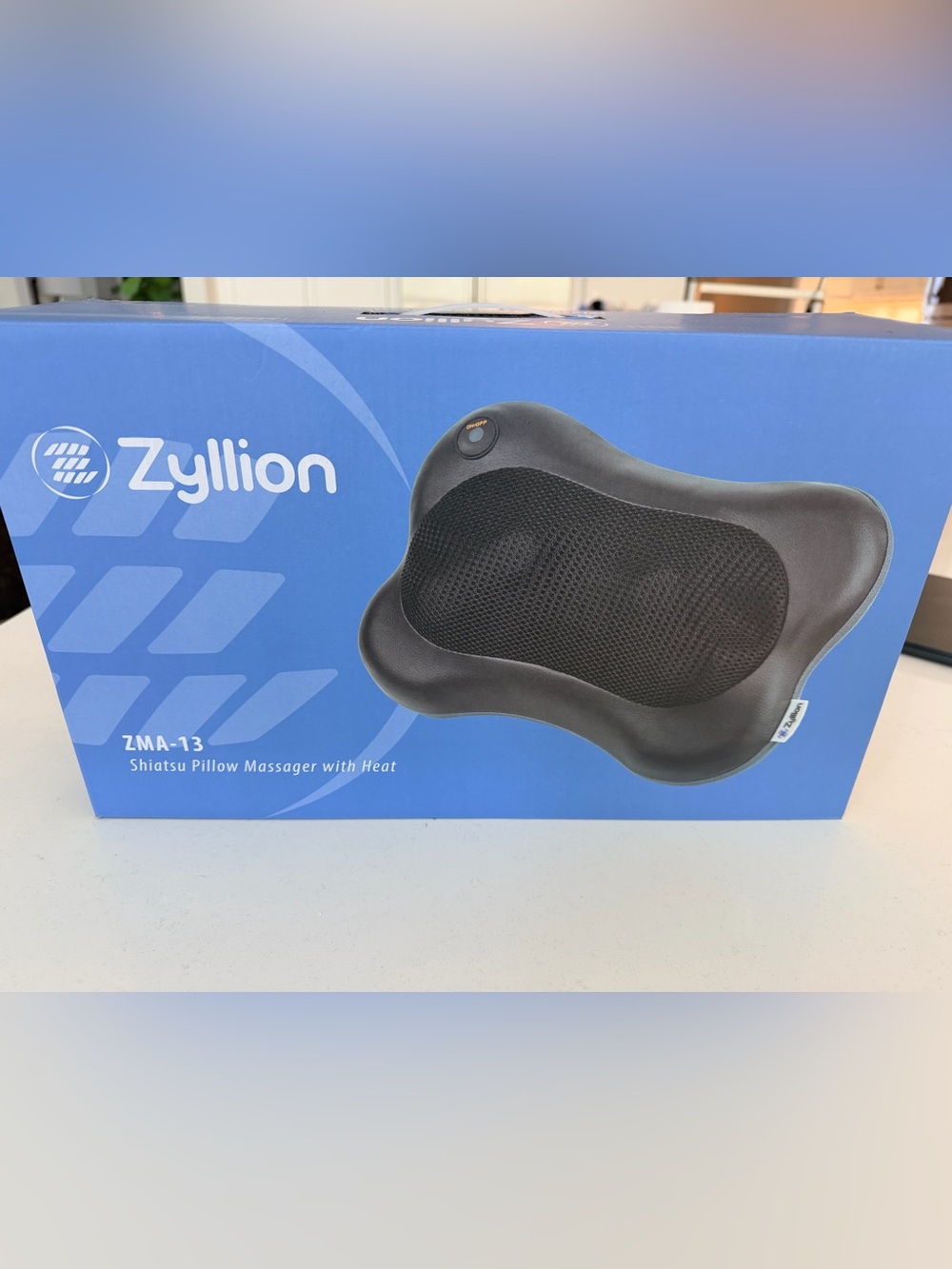 Shiatsu Pillow Massager with Heat - Black